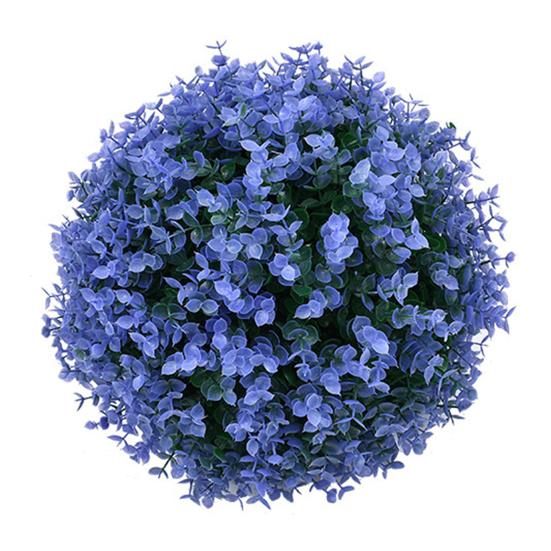Simulierte Gras Ball Faux Topiary Anlage Ball Realistische Künstliche Anlage Bälle für 20cm blau/violett