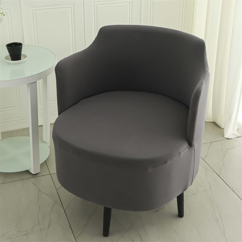 Einzelnes Einfaches Kleines Apartment Elastisches Sofa Set All-inclusive Internetcafé Café Rundes Sofa Set Büro Sofa Set 52cm