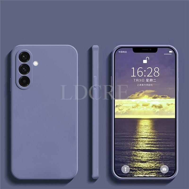 Für Samsung Galaxy A56 Hülle Flüssigsilikon Schutzhülle Samsung A56 Hülle TPU Einfache Gummi Handyhülle Galaxy A56 Hülle For Galaxy A56