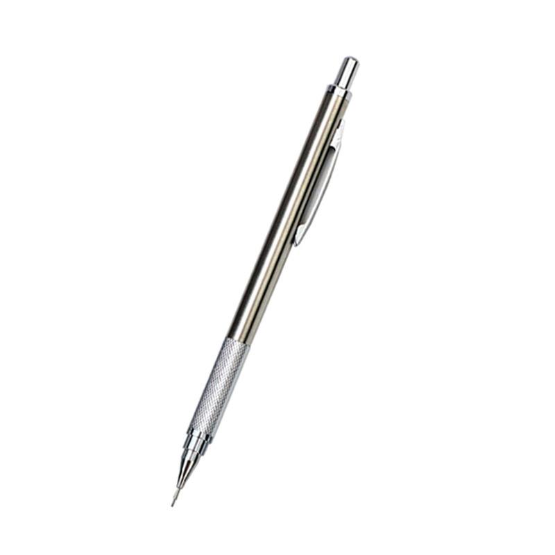 0,3 0,5 0,7 0,9 1,3 2,0 mm Druckbleistift-Set, Vollmetall, Kunst, Zeichnen, Malen, automatischer Bleistift mit Minen, Büro- und Schulbedarf 0.3mm