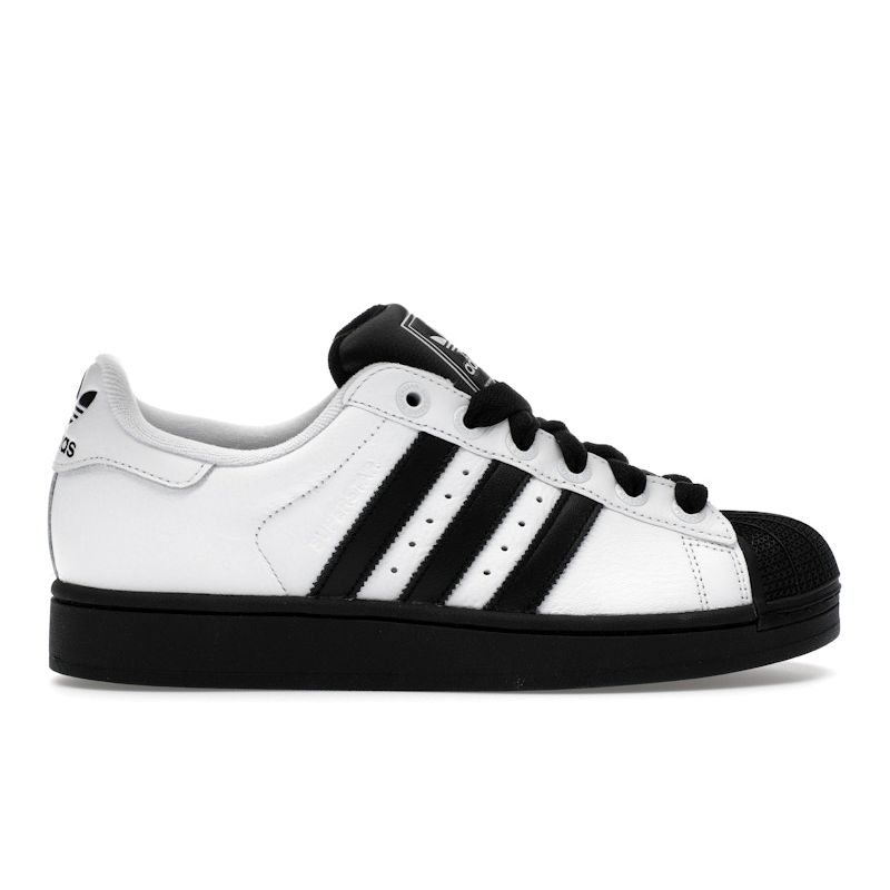 Adidas Superstar 2 Weiß Schwarze Sohle Herren Sneaker Wolkenweiß Kernschwarz JI0124 44⅔