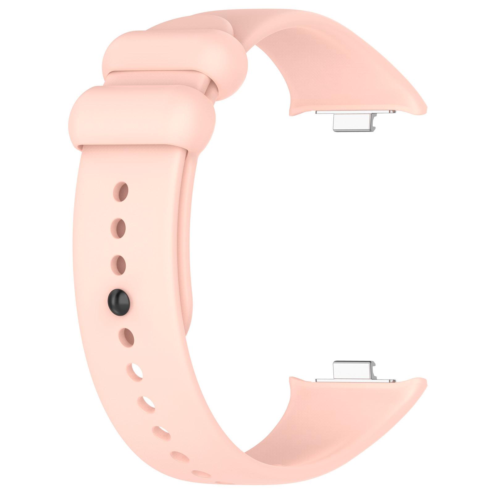 Silikonarmband für Xiaomi Band 9 Pro / 8 Pro Ersatzarmband für Xiaomi Mi Band 9Pro 8Pro Atmungsaktives Armband Armband Gürtel for Mi Band 9 Pro rosa