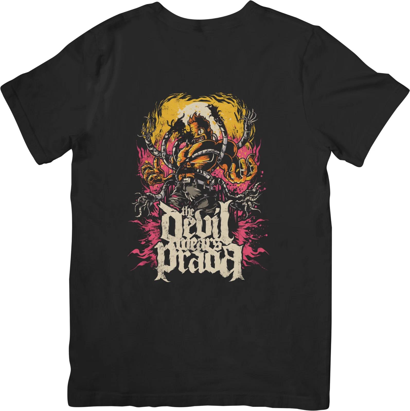 Der Teufel trägt Prada Musik Passform für Männer & Frauen Qualitäts-Baumwoll-T-Shirt Schwarz M