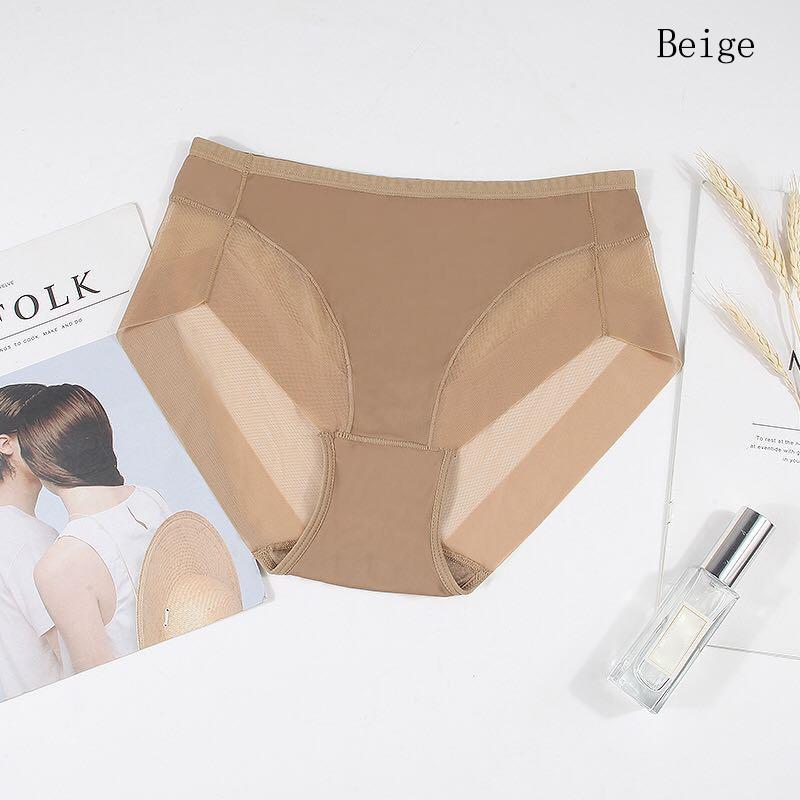 Frauen Nahtlose Butt Lifter Höschen Shaper Abnehmen Hüfte Enhancer Hohe Elastische Atmungsaktive Briefs Shapewear Dame Unterwäsche L beige