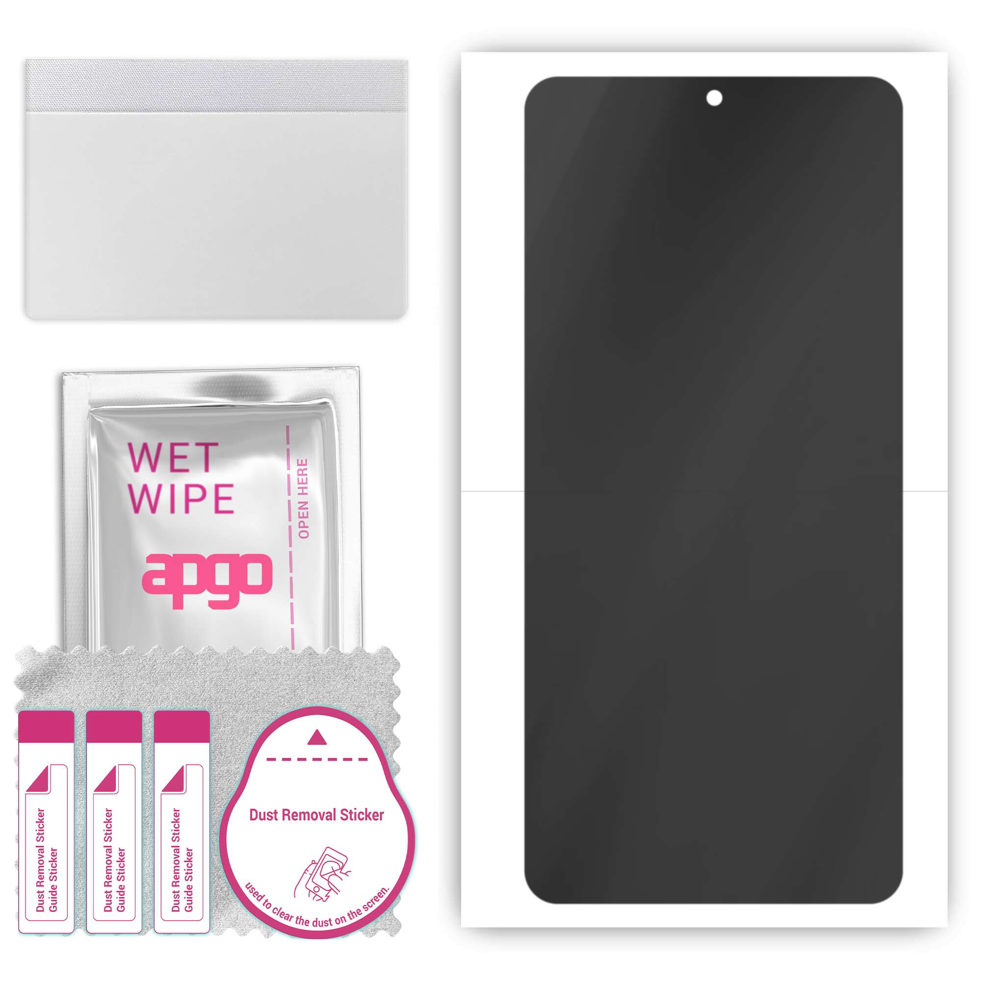apgo Hydrogel Privacy Matte Displayschutzfolie für Blackview A80 Pro, Anti-Spionage, Hydrogel-Film, flexibel, weiches TPU mit Positionierungsschicht, einfache Installation