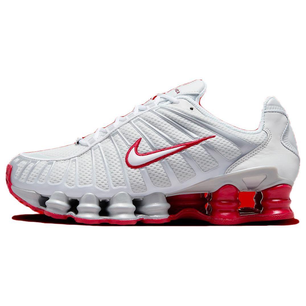 Nike Shox TL Platinum Tint Gym Red Damen Sneaker Weiß FZ4344-001 42.5