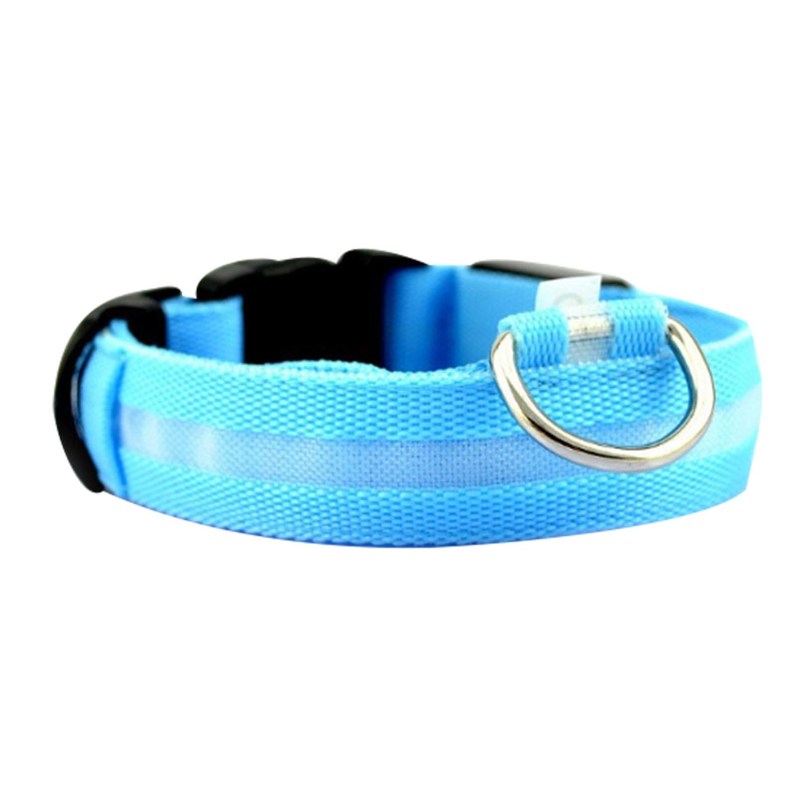 LED Hundehalsband Mode Sicherheit USB Wiederaufladbar Wasserdicht Leuchtendes Hundehalsband für Klein Mittel