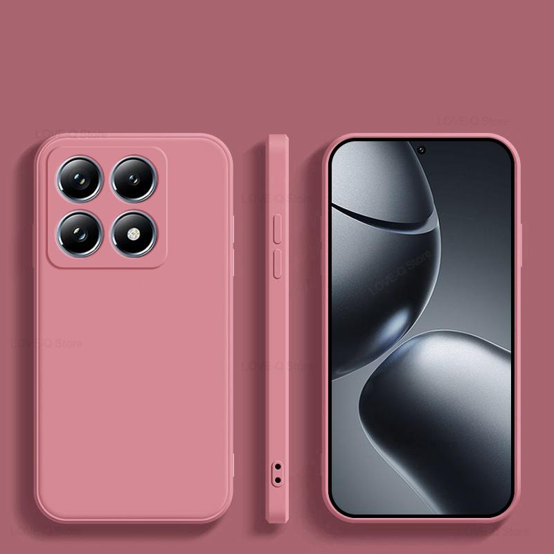 Für Für Xiaomi 14T Pro Hülle Flüssigsilikon Handyhüllen Für Xiaomi Mi 14T Mi14T Pro Mi 14 T Pro Stoßfeste Schutzhülle Xiaomi 14T Pro
