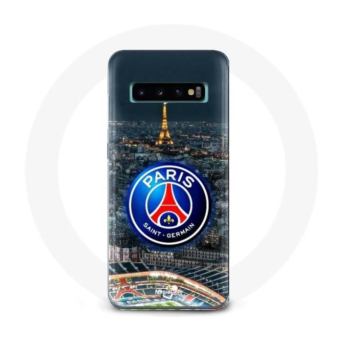 Hülle - PSG - Samsung Galaxy S10 - Flexibel - Weiß - Eiffelturm-Motiv