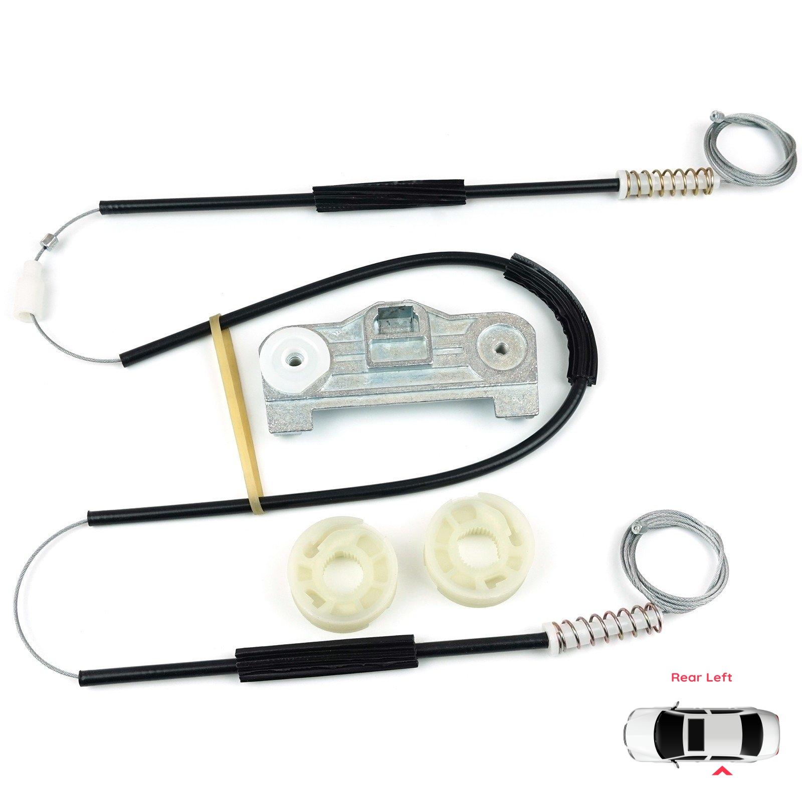 BWR309 Fensterheber Reparatursatz Hinten Linke Tür für BMW 5er E39 1996-03/1999 4/5 Tür Vor-Facelift 51358159835