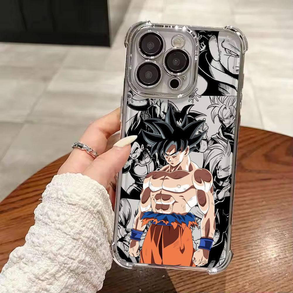 Goku Anime Dragons Balls Weiche Hülle Für iPhone 17 Pro 16 15 14 13 12 11 Pro Max Hülle 17 Plus 17E 16E 17Air Silikon Handyhülle iPhone 15