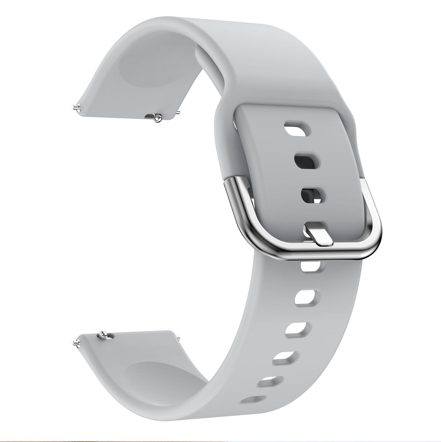 Armbänder für Fitbit Versa 2 Silikon Uhrenarmband für Fitbit Versa/Lite Armband Ersatzarmband Sport Hochwertiges Armband only the strap graue