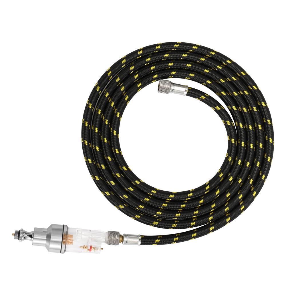 Professionelles Airbrush-Zubehörset, 1,8 m/5,9 Fuß Nylon-geflochtener Airbrush-Schlauch (mit 1/8 Zoll Größe).