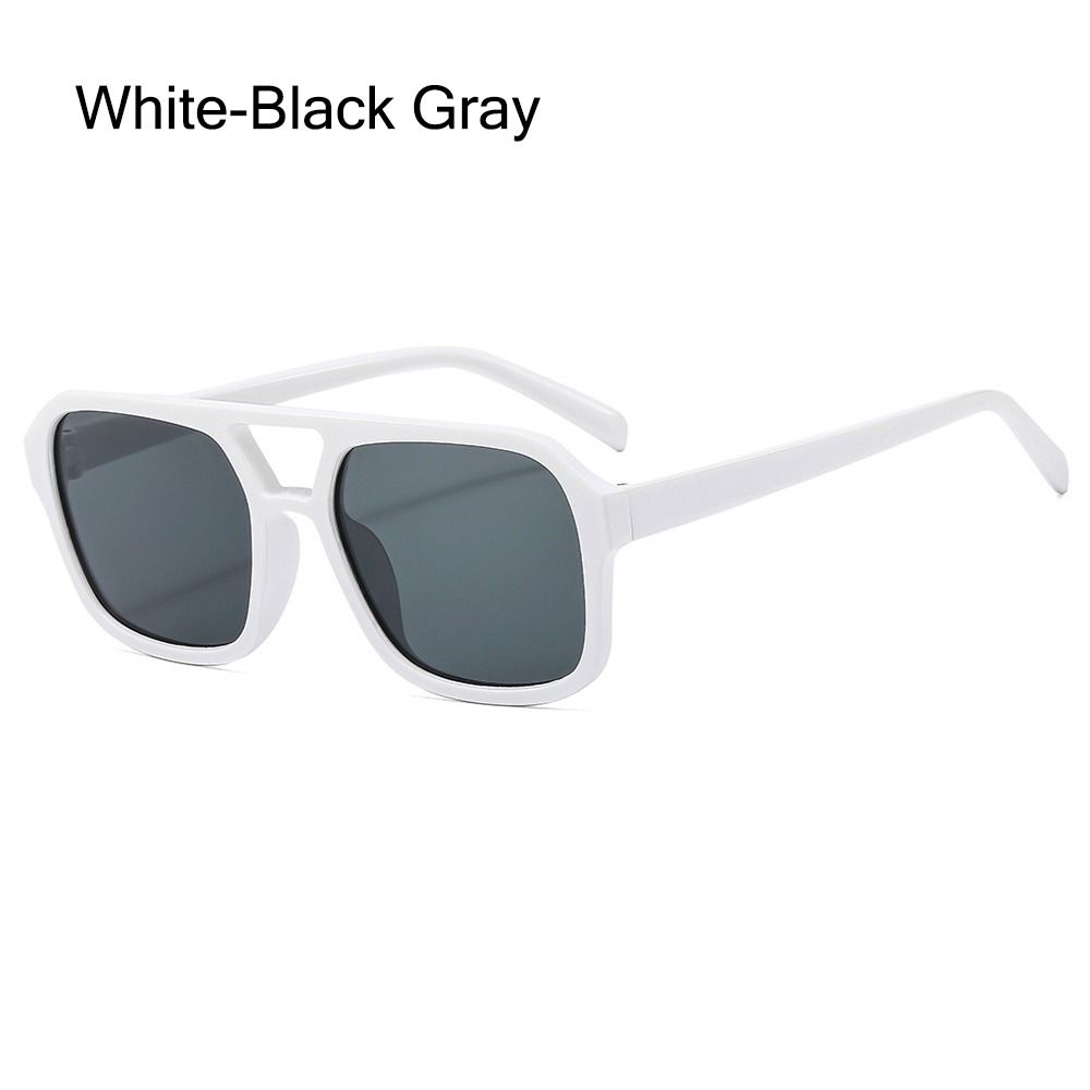 Retro Quadratische Flieger Sonnenbrille für Damen Herren Stylisch Großes Gestell Sonnenbrillen INS Stil Tönungen 70er Jahre Trendige Sonnenbrillen Tönungen für den täglichen Gebrauch