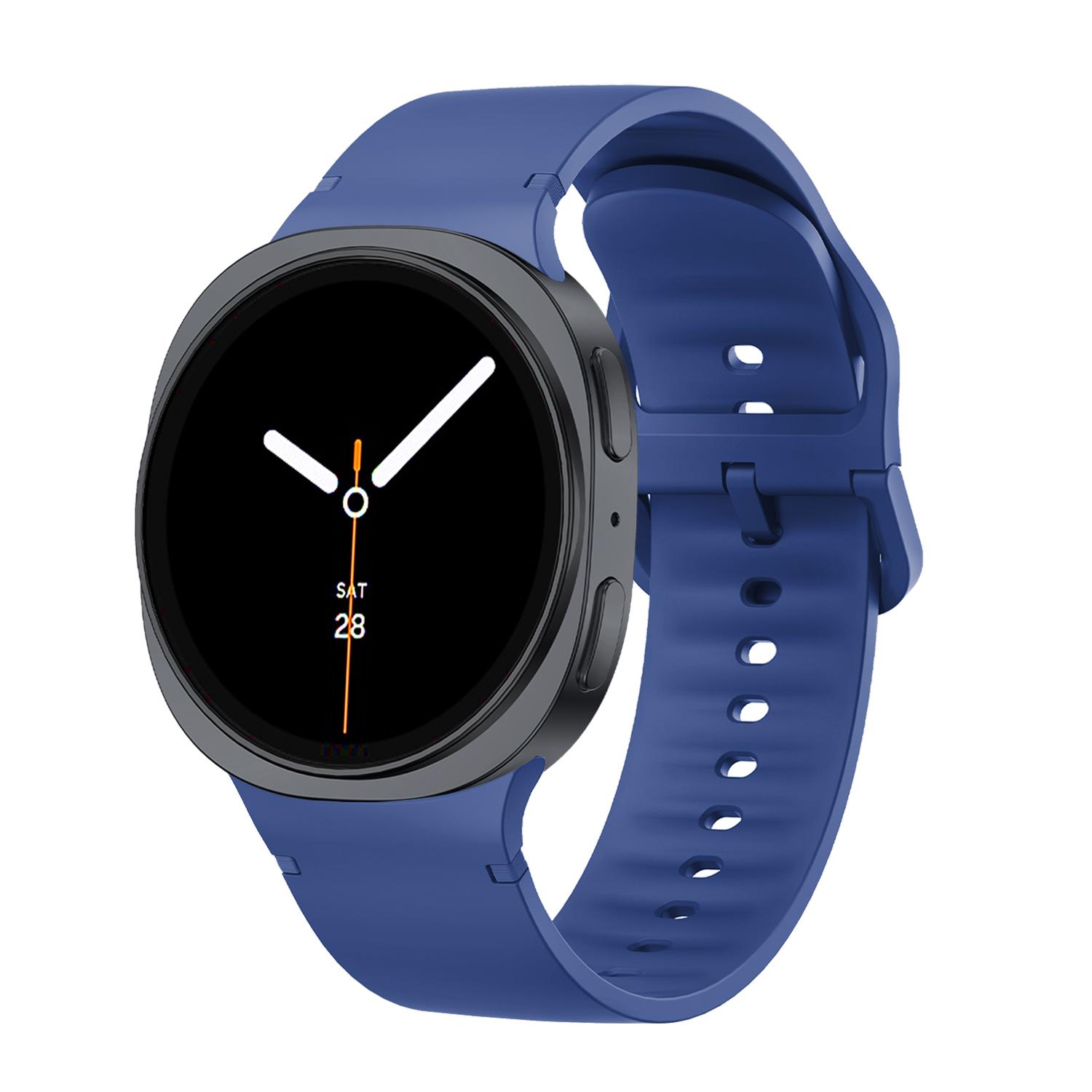 Originales Silikon für Samsung Galaxy Watch 8/8 classic 40mm 44mm 46mm Armband Sport correa pulseira Armband Galaxy Watch 8 Armband galaxy watch 8 44mm&22mm