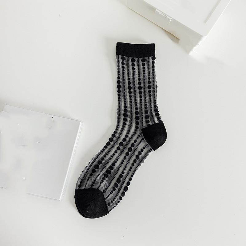 Sexy Spitze Mesh Fishnet Frau Socken Harajuku Hip Hop Skateboard Elastizität Crew Socken Sommer Ultra-dünne Transparente Socken Frauen EUR 34-39