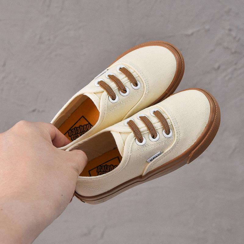 Frühling Kinder Sport Canvas Schuhe Jungen und Mädchen Casual Schuhe Baby weiße Schuhe einzelne Schuhe 31 beige