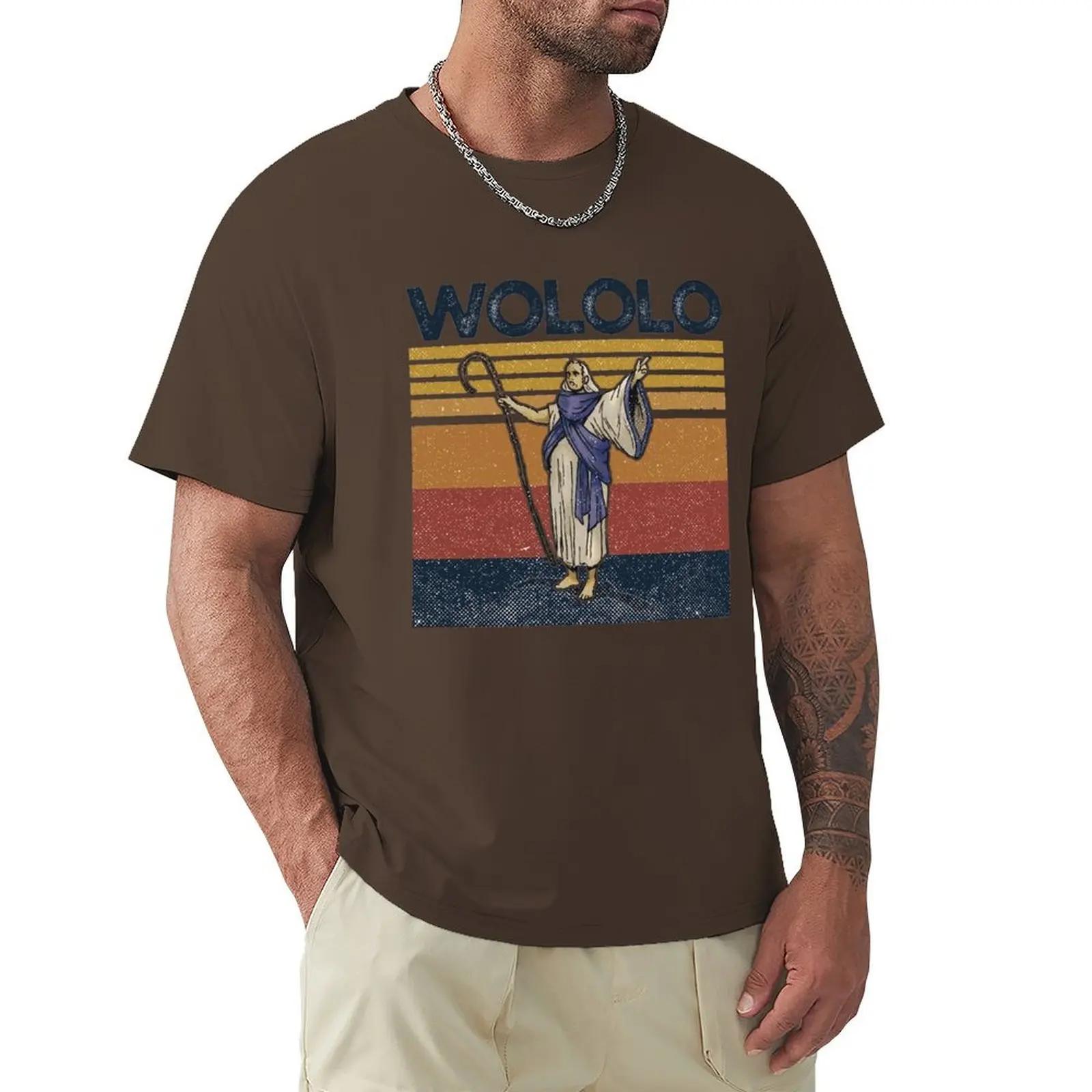 Beste Wololo Age of Empires II Vintage T-Shirts Cartoon Grafik T-Shirts Coole Kurzarm Kleidung Streetwear T-Shirts Tee Tops XXXL