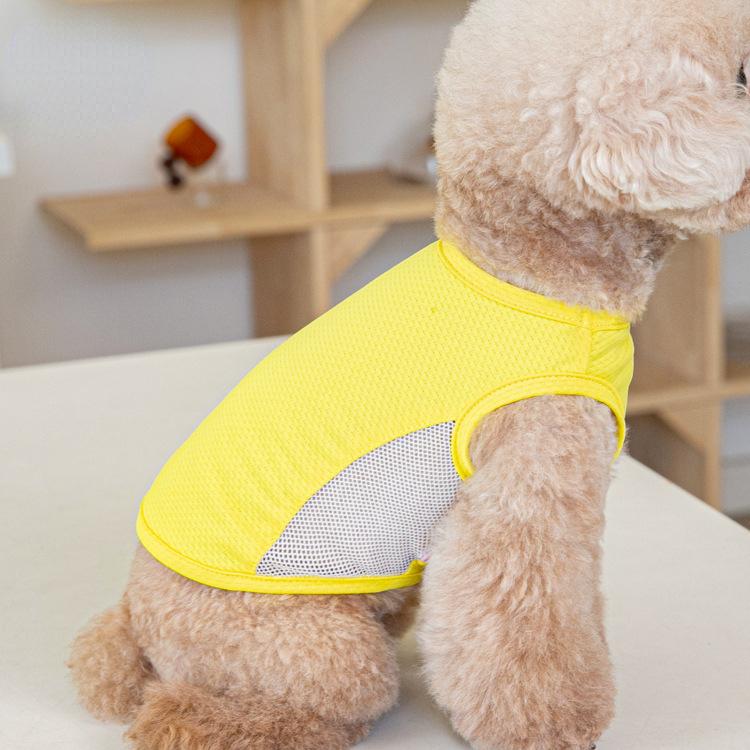 Haustier Farbe Atmungsaktive Sonnencreme Weste Haustier Katze und Hund Teddy Rock Hund Süßigkeiten Unterteil Weste Haustierkleidung Kleidung Welpenkleidung XXXL