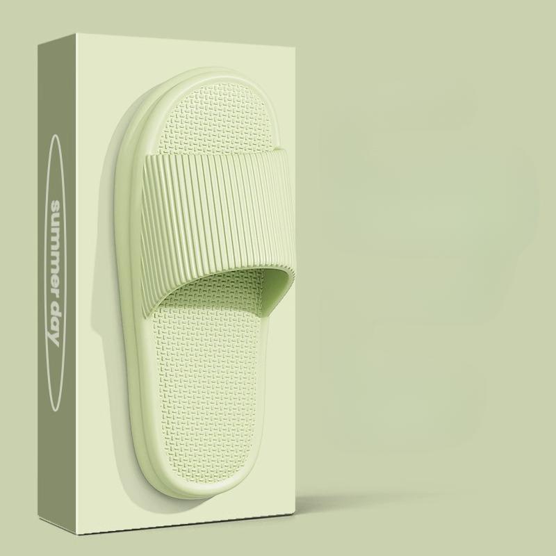 Sandalen Hausschuhe Herren Hausschuhe, Herren Sommer Haus Wohnzimmer Badezimmer rutschfeste Paar Hausschuhe 38-39 hellgrüne