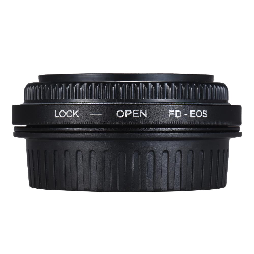 FD-EOS Objektiv-Mount-Adapterring + optisches Glas für Canon 450D 50D 5D 5D2