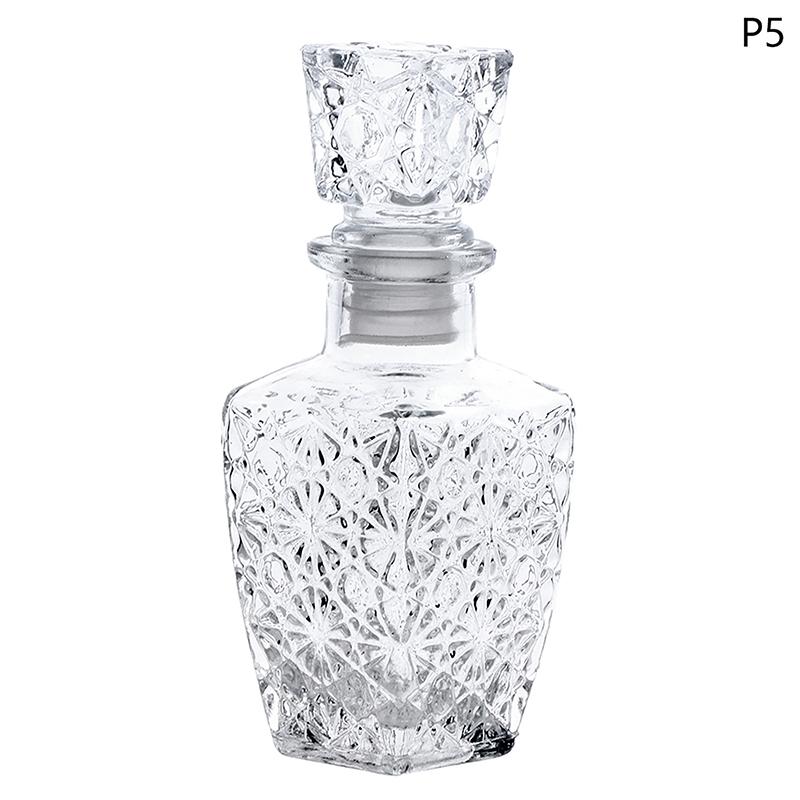 1Pc 100/150Ml Transparent Glas Tasse Whiskey Decanter Party Barware Whisky Glas Flasche Für Schnaps Scotch Bourbon Barware 14.5*5.2cm