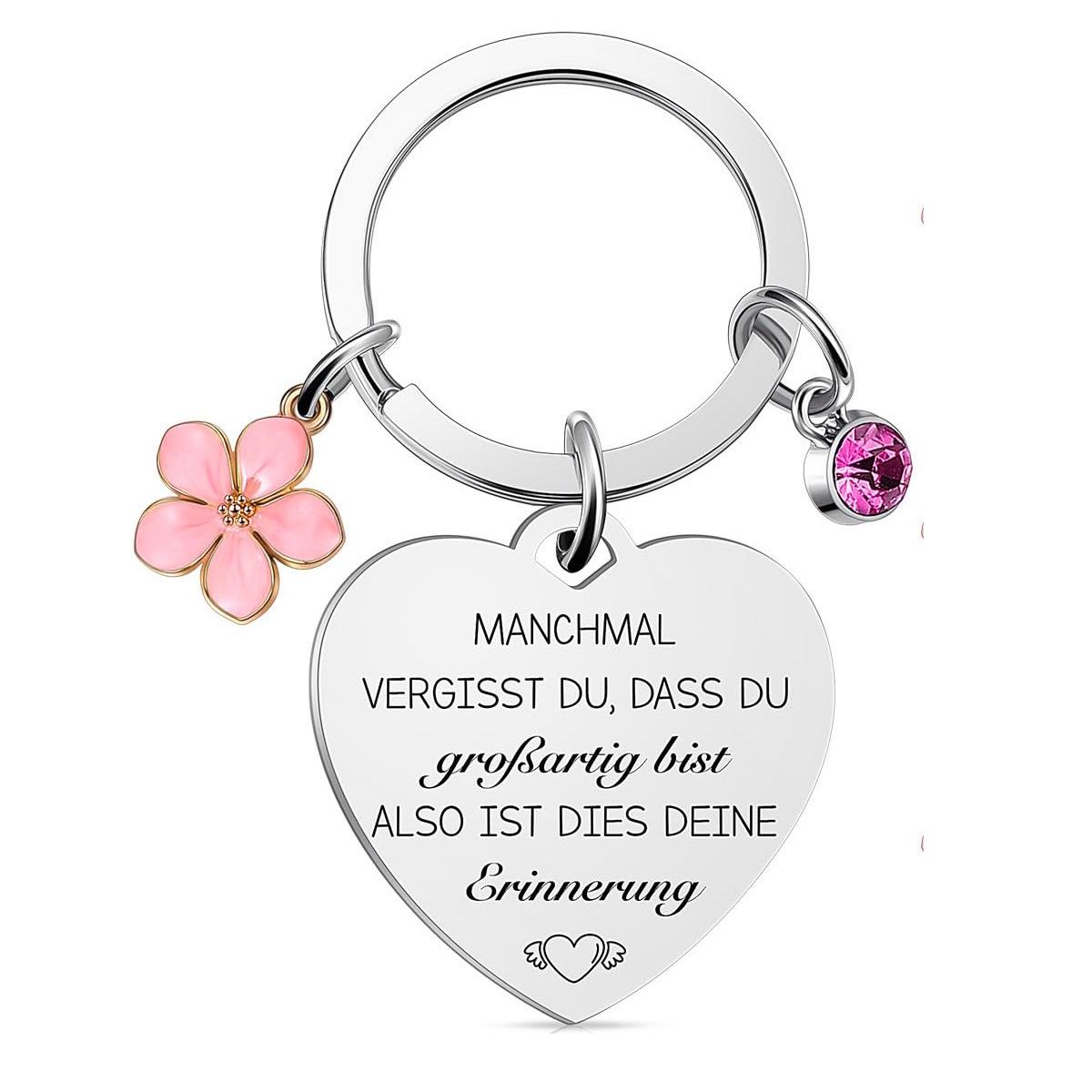 Dankeschön Geschenk für Kollegen Mitarbeiter Abschiedsgeschenk Kollege Inspirierender Schlüsselanhänger Inspirierendes Geschenk Schlüsselanhänger für Rucksack Tasche Anhänger 3*3CM