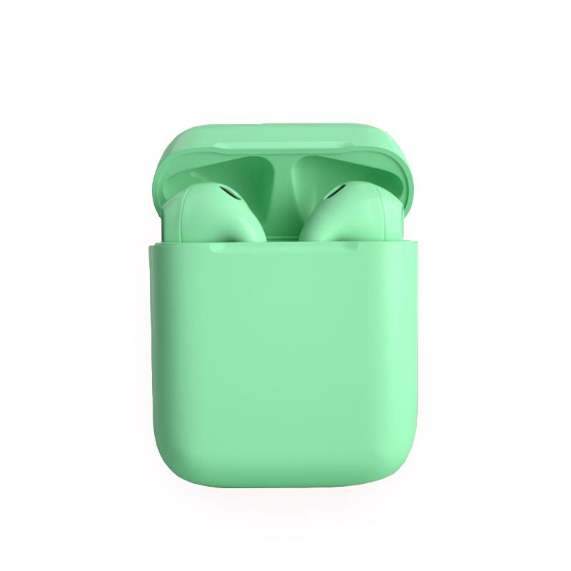 VAORLO Inpods i12 TWS Drahtlose Kopfhörer Bluetooth 5,2 In-Ear Ohrhörer HiFi Subwoofer Musik Für Iphone Xiaomi Huawei grün