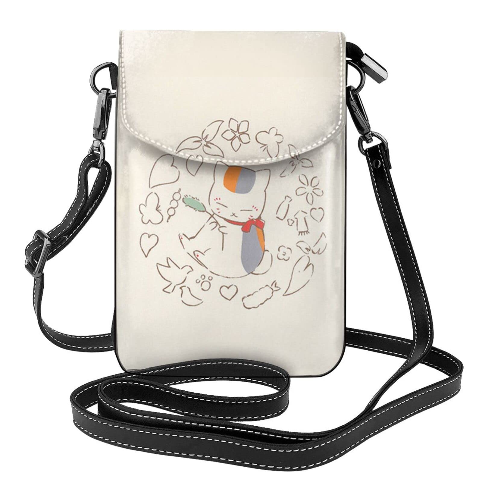 Book of Friends Nyanko Sensei Katze Smartphone Original für Frauen und Dünn und diese beliebte und niedliche Smartphone-Tasche kann als Mini- oder Umhängetasche verwendet werden.