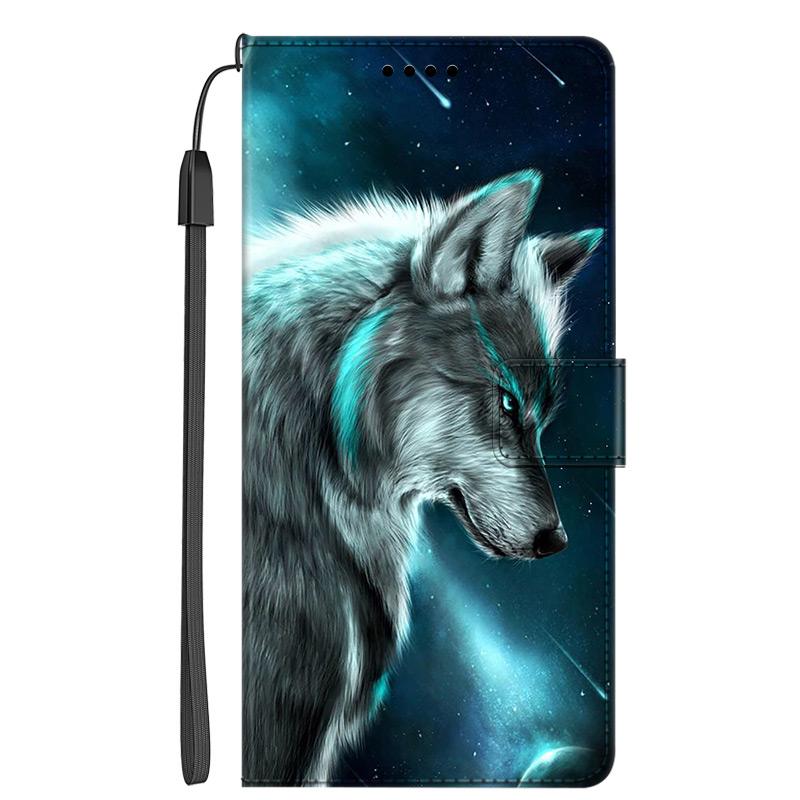 Leder Klapphüllen Für Honor 90 Lite 5G Hüllen Honor90 Portemonnaie Buch Kartenständer Schutz Bemalte Handyhüllen Für Honor 90 5G Taschen Honor 90 Lite