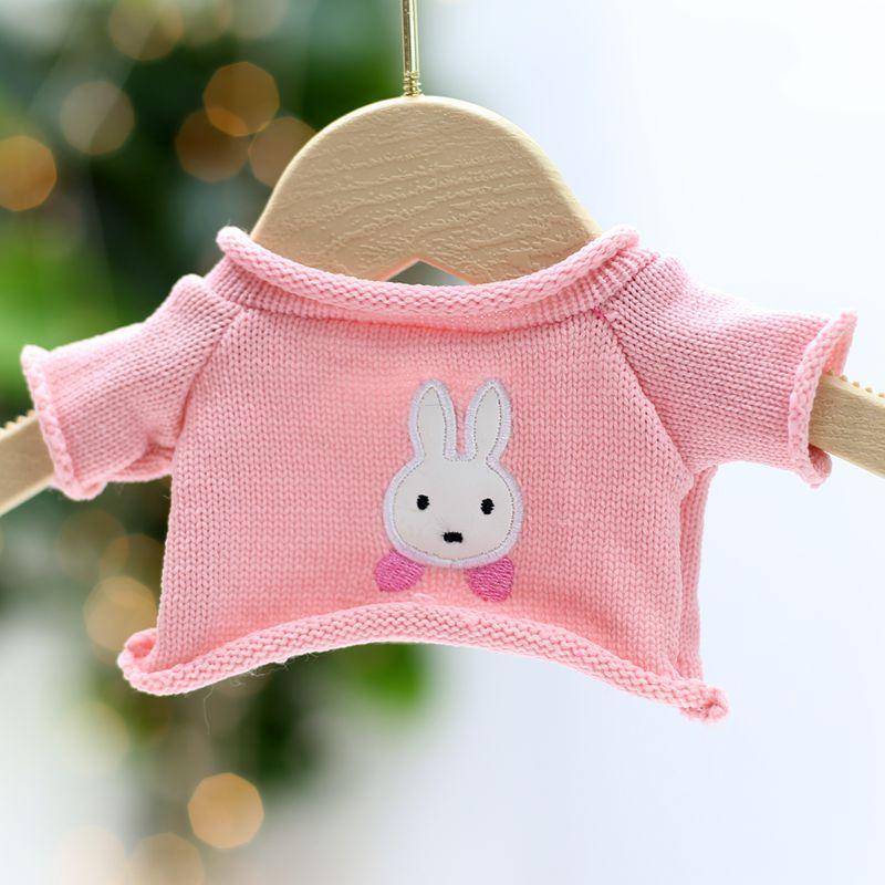 30cm Teddybär Bär Zubehör Zubehör Puppe Puppe Kleidung ersetzen Plüschtiere Pullover Pullover Zubehör rabbit pink sweater