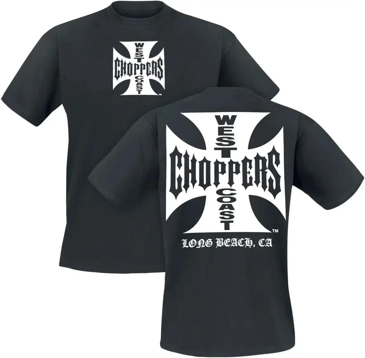 Klassisches Vintage West Coast Eisernes Kreuz Chopper Kalifornien T-Shirt Rundhals Kurzarm Lässiges Herren T-Shirt Größe S-4XL 4XL beige