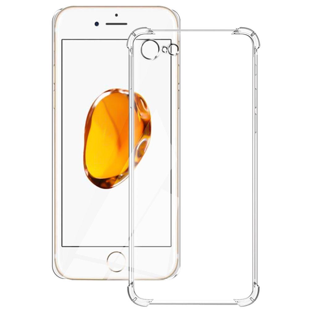 Stoßfeste, klare Hülle für iPhone SE 2020 2022 7 8 6 6S Plus 5S 5 SE Telefonhülle für Apple iPhone 7 8Plus Weiche Silikon-Rückseite For iPhone 7 Plus