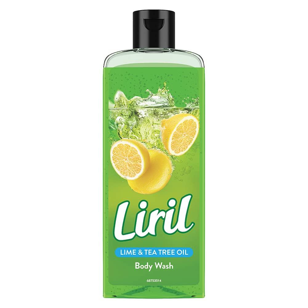 Liril Zitrone & Teebaum Duschgel 250 ml|| Erfrischendes Flüssiges Duschgel zum Baden - Für Männer & Frauen green
