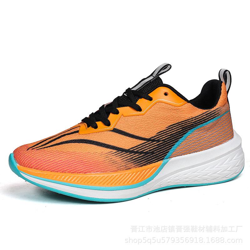 Chitu 6pro Sport Laufschuhe Stoßdämpfungstechnologie Atmungsaktives Mesh Sportschuhe Sport Studenten Sportfest Training Laufschuhe Herren 45 black