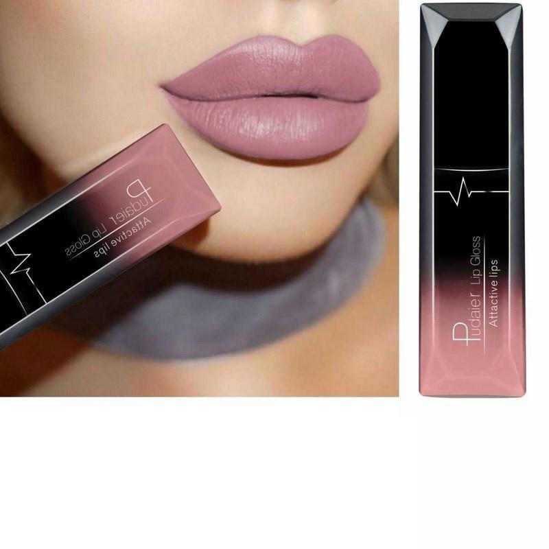 Langanhaltender flüssiger Lippenstift, matt, Lipgloss, für Damen, sexy Schönheit, Make-up, Kosmetik