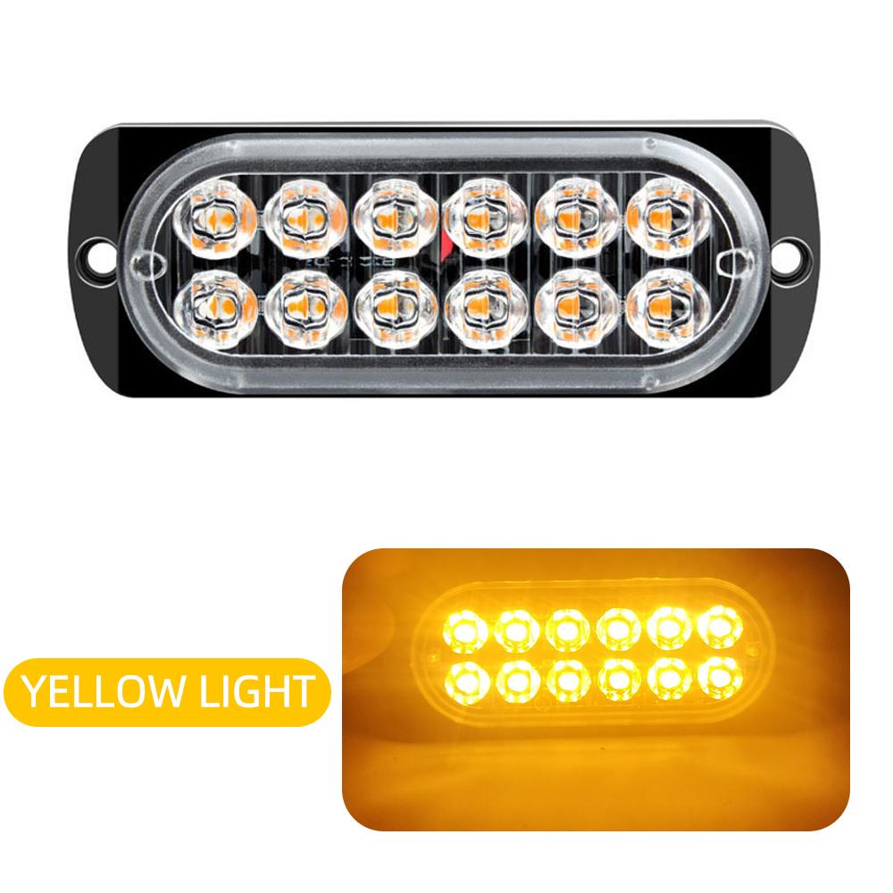 Auto-Warnleuchte Auto-Lichter-Montage Auto-LKW-Notseitenleuchte 12 LED Auto-Styling-Signalleuchte LED-Warnleuchte