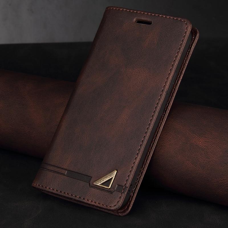 Brieftasche Anti-Diebstahl-Ledertasche für Sony Xperia 20 10 II 10 III 2020 10 IV 8 5 XZ1 XZ2 XZ3 XZ4 Flip Over Anti Drop Lederhülle Sony Xperia XZ2 kaffeebraun