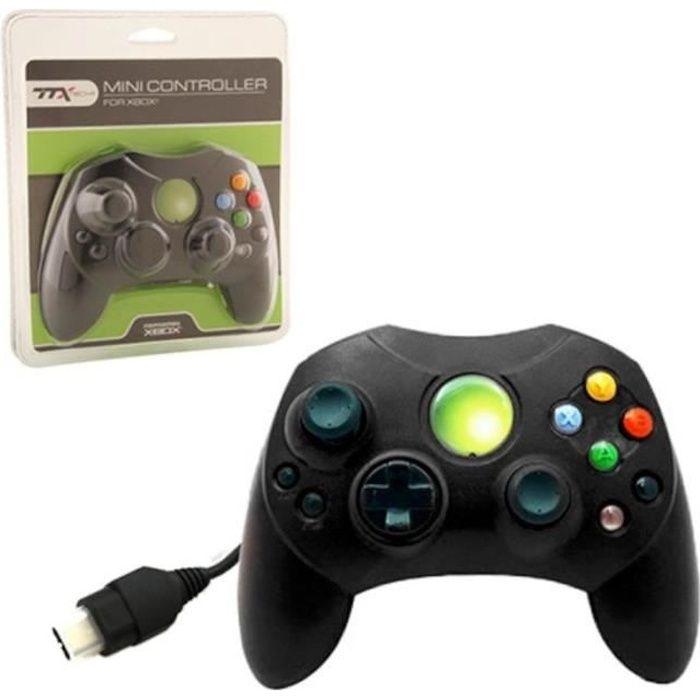 Kabelgebundener Joystick-Pad-Controller 1,82 m für Microsoft Xbox Konsole der 1. Generation, Schwarz