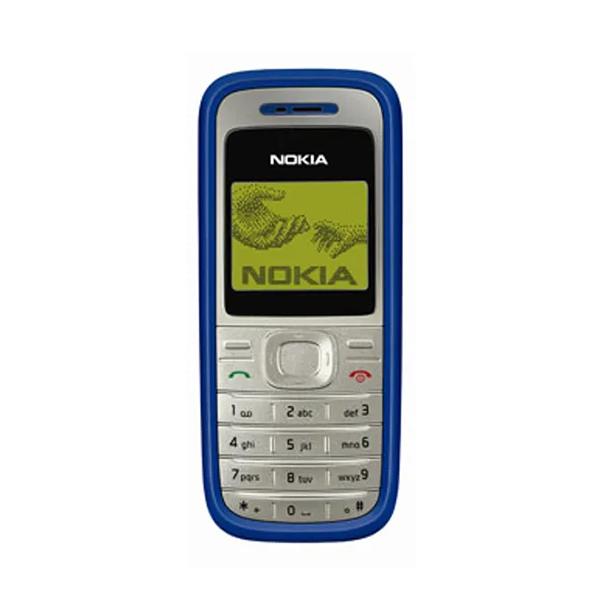 Generalüberholtes Original Nokia 1200 Mobiltelefon mit 1 SIM Simple Set blau