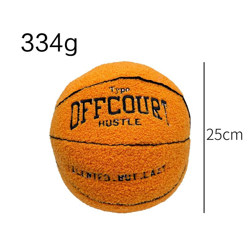 25CM Offcourt Basketball Kissen Anime Plüsch Spielzeug Simulation Weich Kindergeburtstag Weihnachtsgeschenk 25cm orange