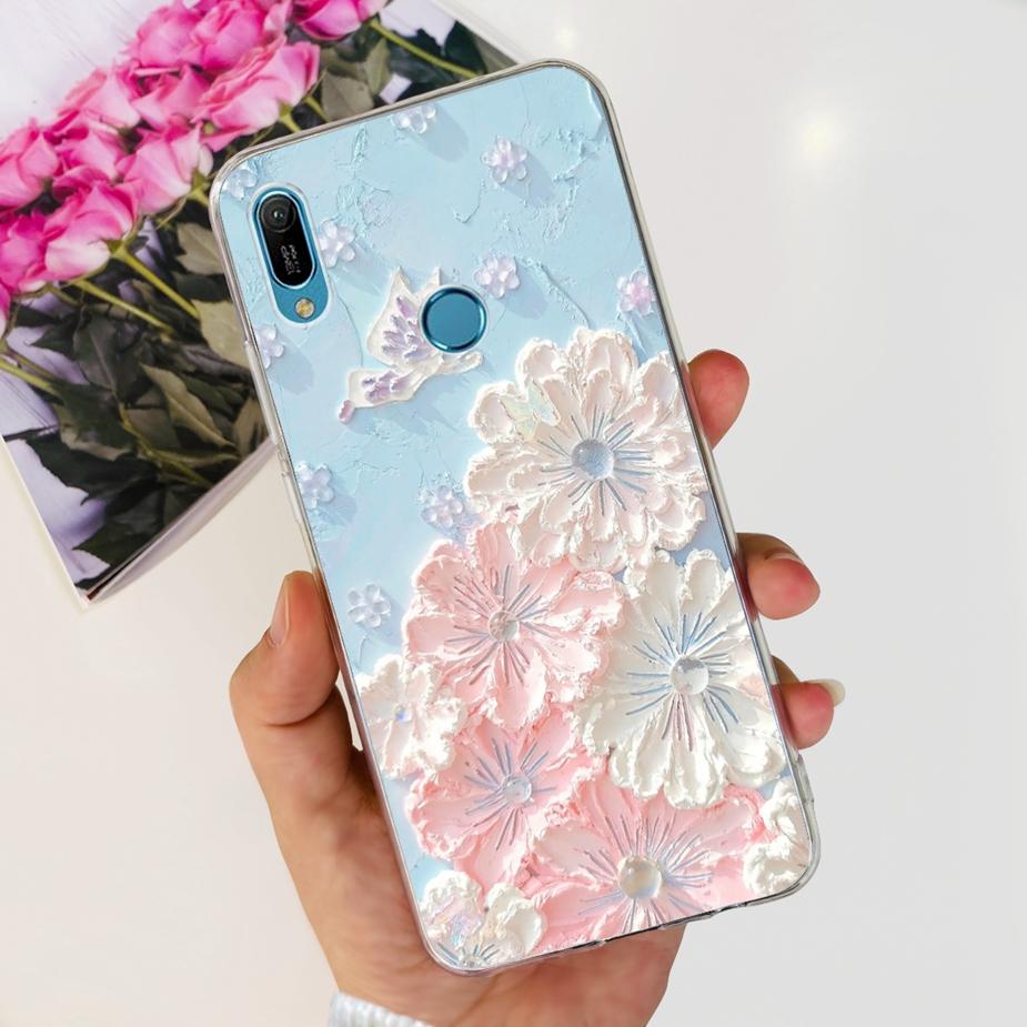 Für Huawei Y6 2019 Hülle Y6 Prime 2019 Modische Bemalte Abdeckung Klare Silikon Handyhülle Für Huawei Y6s 2019 Y6 Pro 2019 Weiche Schale Huawei Y6s 2019