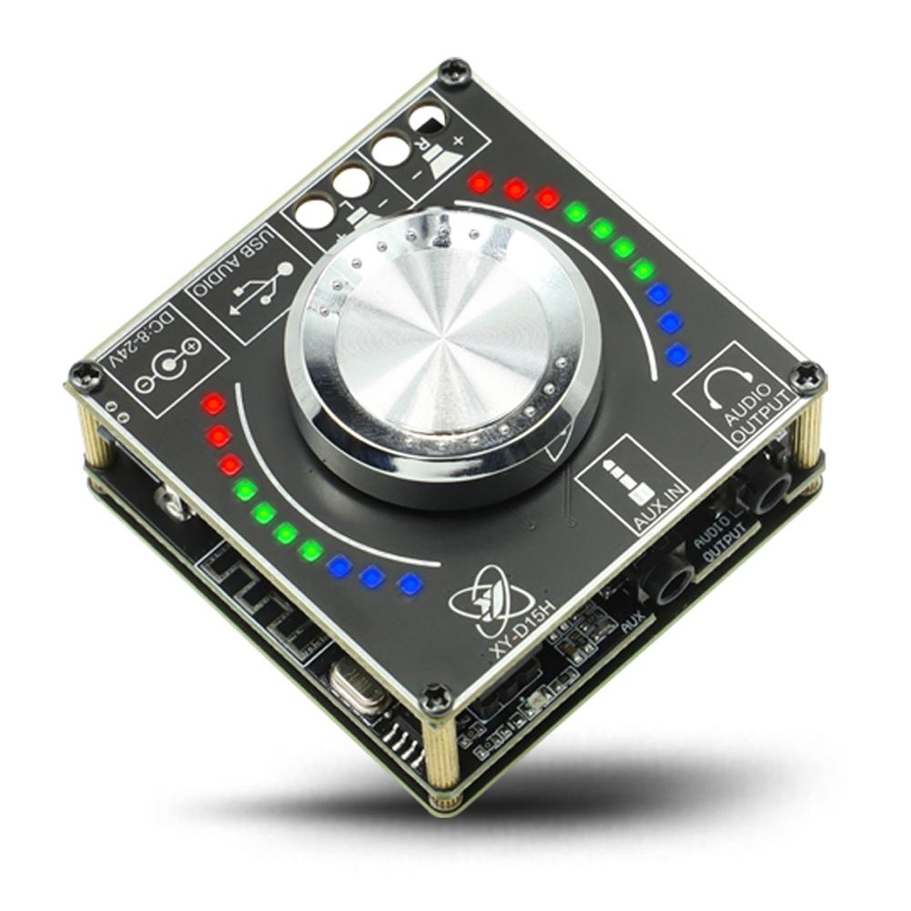 15W Stereo Verstärker Bord 1224V Lautsprecher o Verstärker BT 5,1 3,5mm AUX USB U-disk Eingang bunt