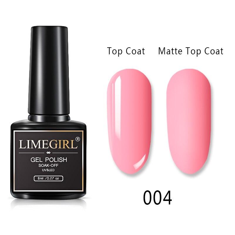 Limegirl 8 ml Glitzer-UV-Gel-Nagellack, glitzernde Pailletten, Soak-Off-UV-Gel-Lack, bunter Nagel-Gel-Nagellack, DIY-Nagelkunst-Lack