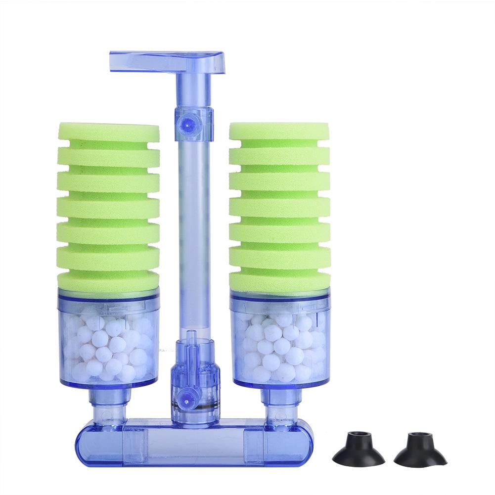 Aquariumfilter Luftpumpe Schwamm Biochemische Sauerstoffpumpe für Mini-Fischtankzubehör(XY-2882)