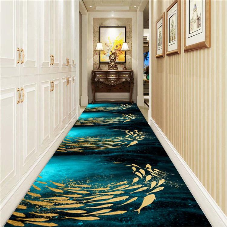 Hochwertiger goldener Diamant-Samtteppich, 3D-gedruckter Teppich, Wohnzimmer, große Teppiche, Schlafzimmerteppich, moderner Heim-Lounge-Teppich 60x200cm
