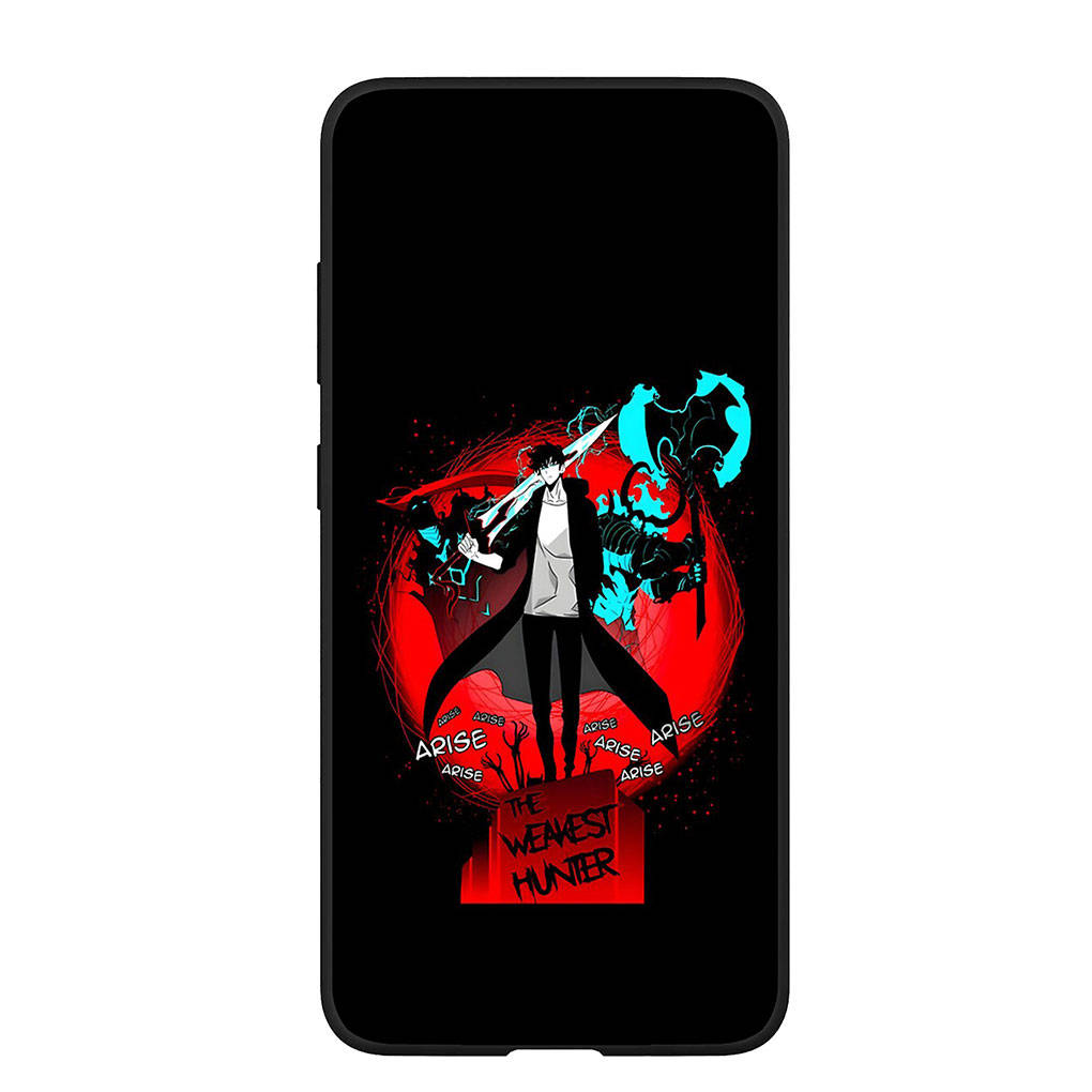 Handyhülle für Samsung Galaxy S24 S23 iPhone 15 14 Xiaomi Redmi Note 13 12 11 8 10 9 Pro Max X XR OPPO Huawei Solo Leveling Anime Sung Jin woo Cover for Huawei Mate 10 Lite natur