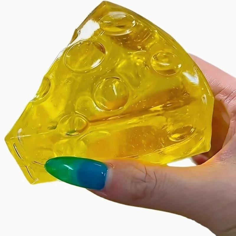 Blaue Maltose Spielzeug Squishy Anti Stress Taktil Fidget Spielzeug Weich Transparent Langsam-Rückprall Entspannung Nach dem Lernen Spielzeug licht grau