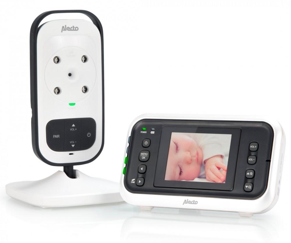 Video-Babyphone mit Farbdisplay Alecto DVM-75, Alecto weiß