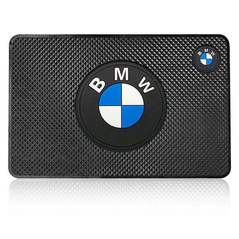 1 Stück Autoemblem Anti-Rutsch-Pad Handyhalterung Rutschmatte Autostyling Für BMW M Performance M3 M5 M6 F01 F20 F10 F13 F15 F16 F30 schwarz